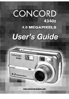 Concord Eye-Q 4340 Z manual. Camera Instructions.